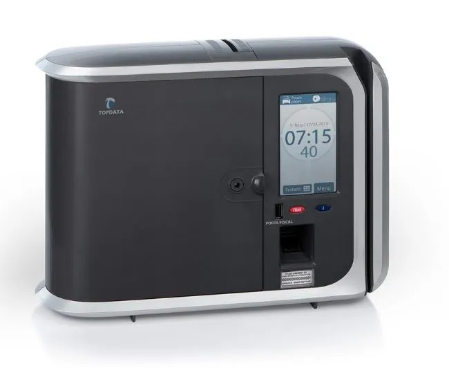 Relógio de ponto com leitor biométrico impressão digital